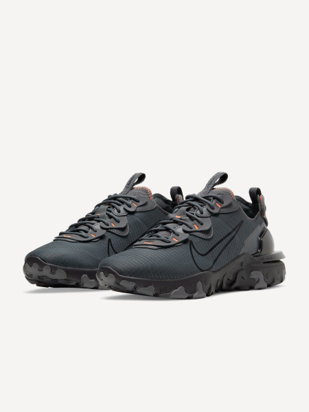 Кроссовки REACT VISION HP M (RU 43.5 EU 44.5 USm 10.5 СМ 27.5; iron grey/black/total orange)